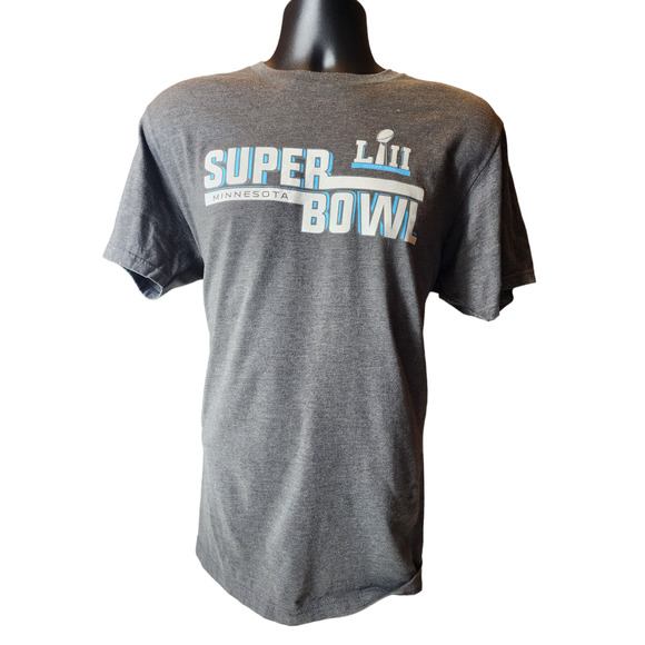 NFL Team Apparel Minnesota Super Bowl 52 Mens Large Soft T Shirt Short Sleeve - Picture 1 of 7